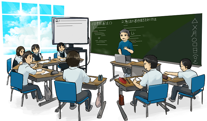 本校生徒が書いたイラスト